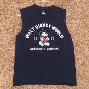 Mickey Mouse Dark Blue Disney T-Shirt Great Shape